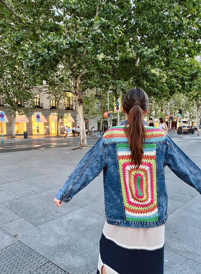 Jean & Crochet jacket