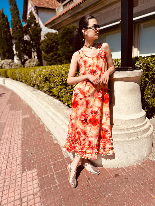 Wedding Vibes Dress naranja