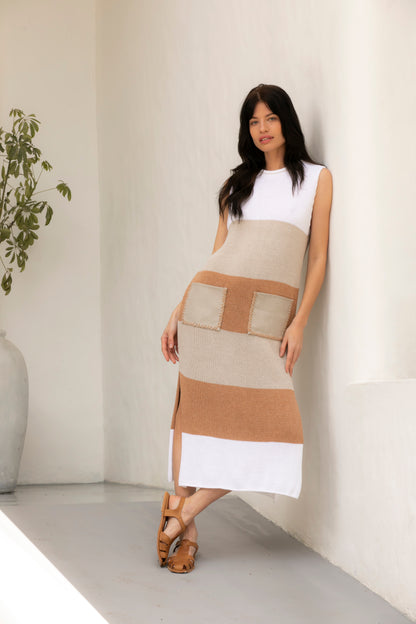 Linen pocket Dress