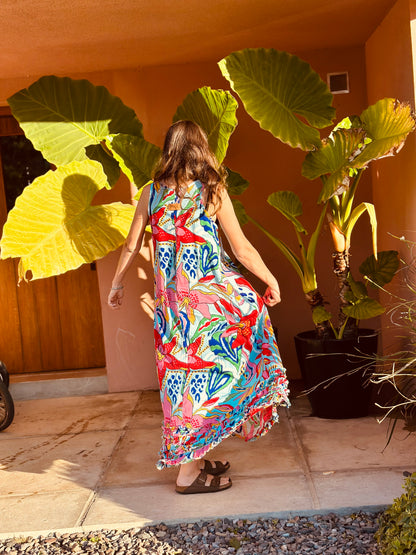 Vestido tropical