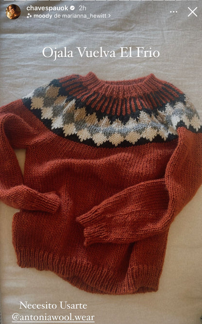 Sweater Clari - Óxido